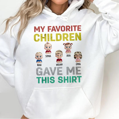My Favorite Children Gave Me This Shirt, Cartoon Children