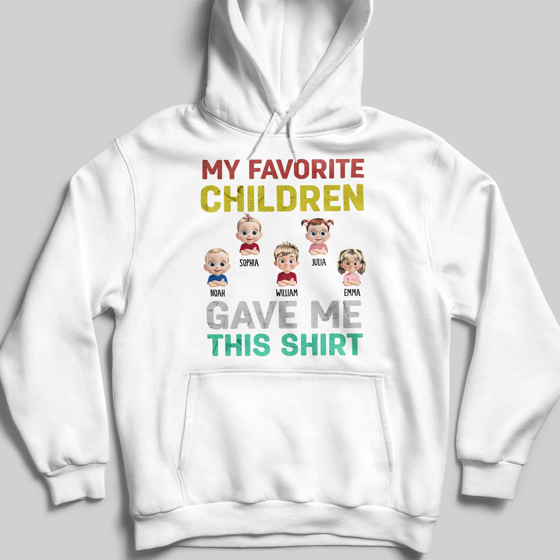 My Favorite Children Gave Me This Shirt, Cartoon Children