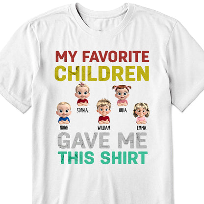 My Favorite Children Gave Me This Shirt, Cartoon Children