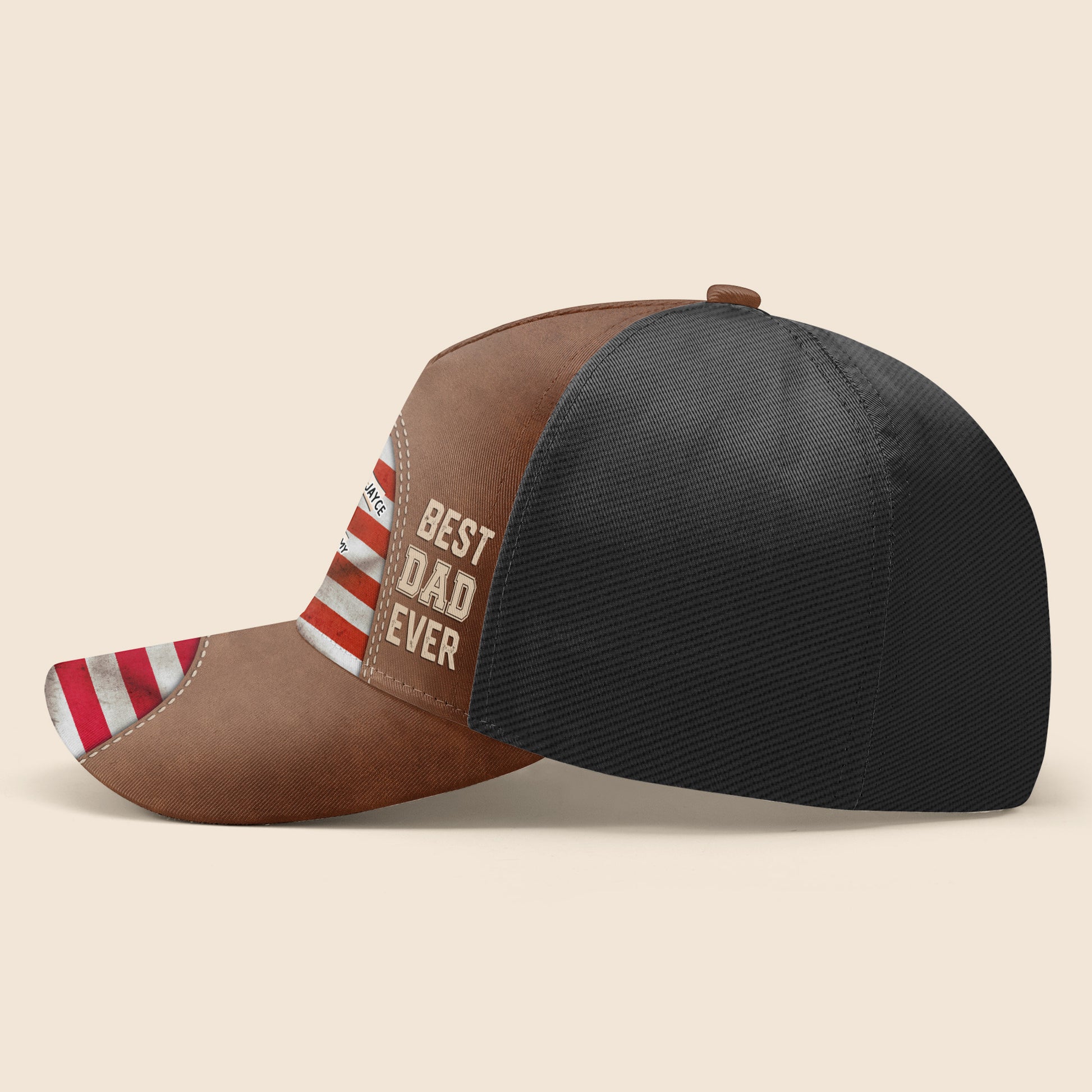 Best Dad Ever, American Flag and Fist Bumps