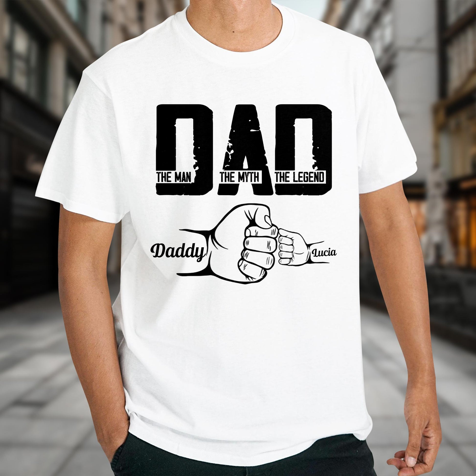 Dad, The Man, The Myth, The Legend, Fist Bump