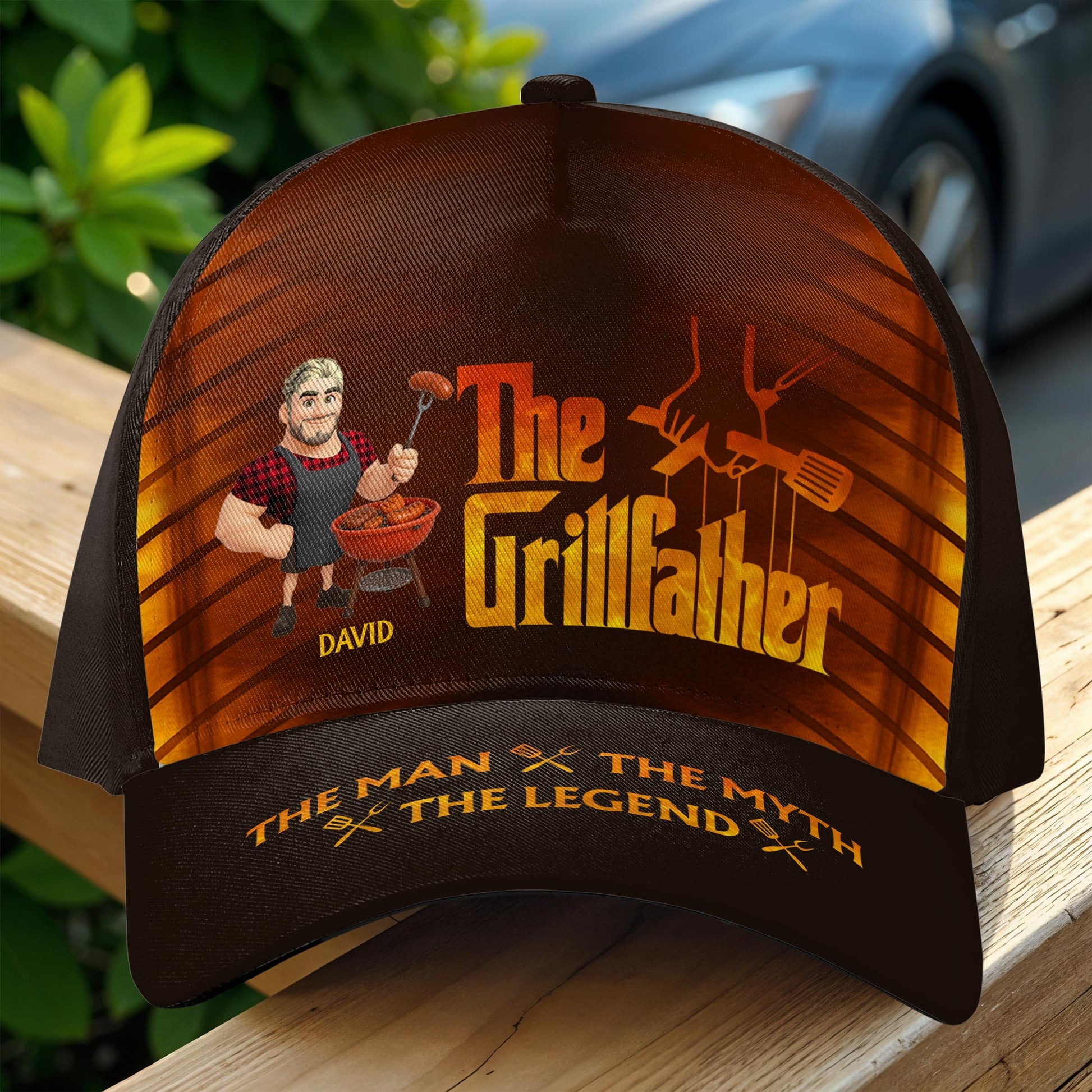 The Grillfather, The Man & The Myth & The Legend, Grill and BBQ Tools