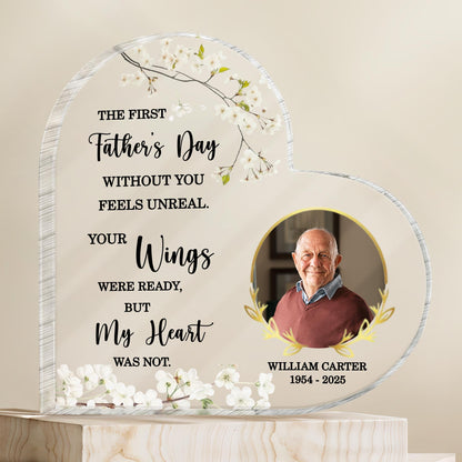 The First Father's Day Without You Feels Unreal, Cherry Blossoms and Memorial Portrait