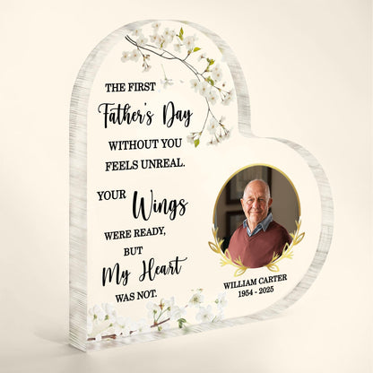 The First Father's Day Without You Feels Unreal, Cherry Blossoms and Memorial Portrait