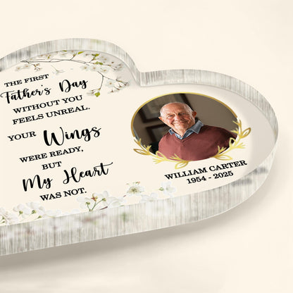 The First Father's Day Without You Feels Unreal, Cherry Blossoms and Memorial Portrait