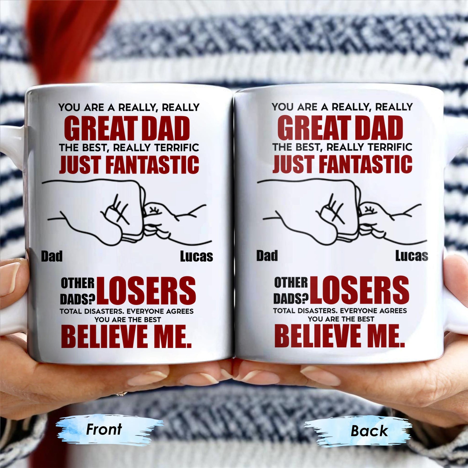 You Are A Really, Really Great Dad, Fist Bump