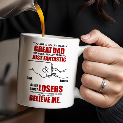 You Are A Really, Really Great Dad, Fist Bump