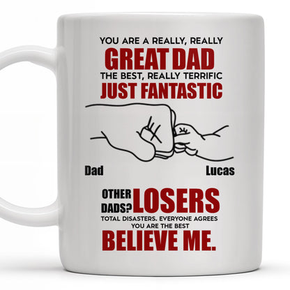 You Are A Really, Really Great Dad, Fist Bump