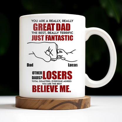 You Are A Really, Really Great Dad, Fist Bump