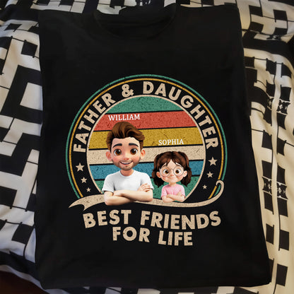 Father & Daughter Best Friends For Life, Customizable Characters