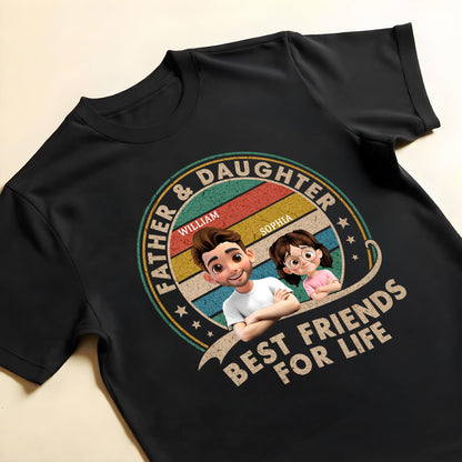 Father & Daughter Best Friends For Life, Customizable Characters
