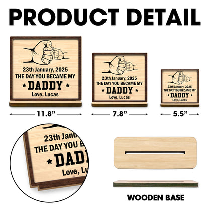 The Day You Became My Daddy, Handshake and Fist