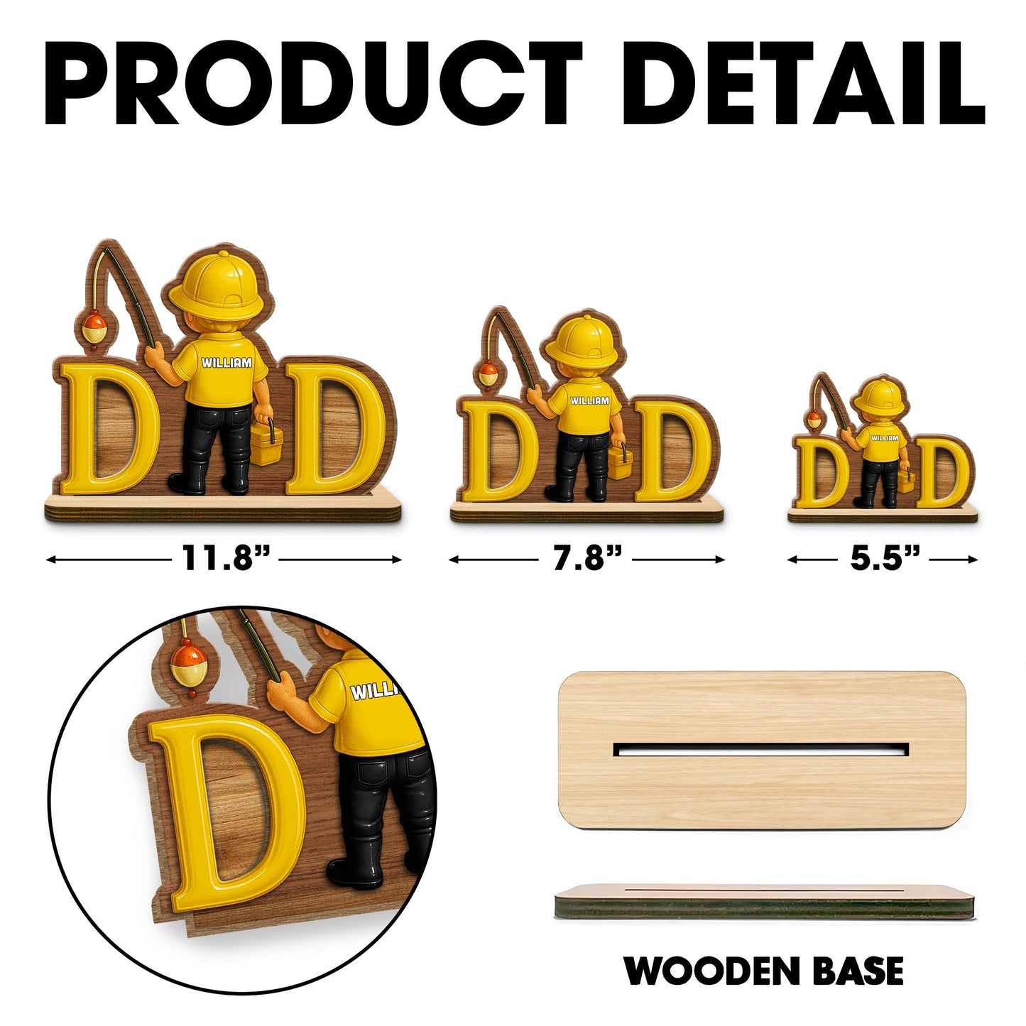 Personalized Custom Plaque For Dad, With Firefighter And Helmet Theme