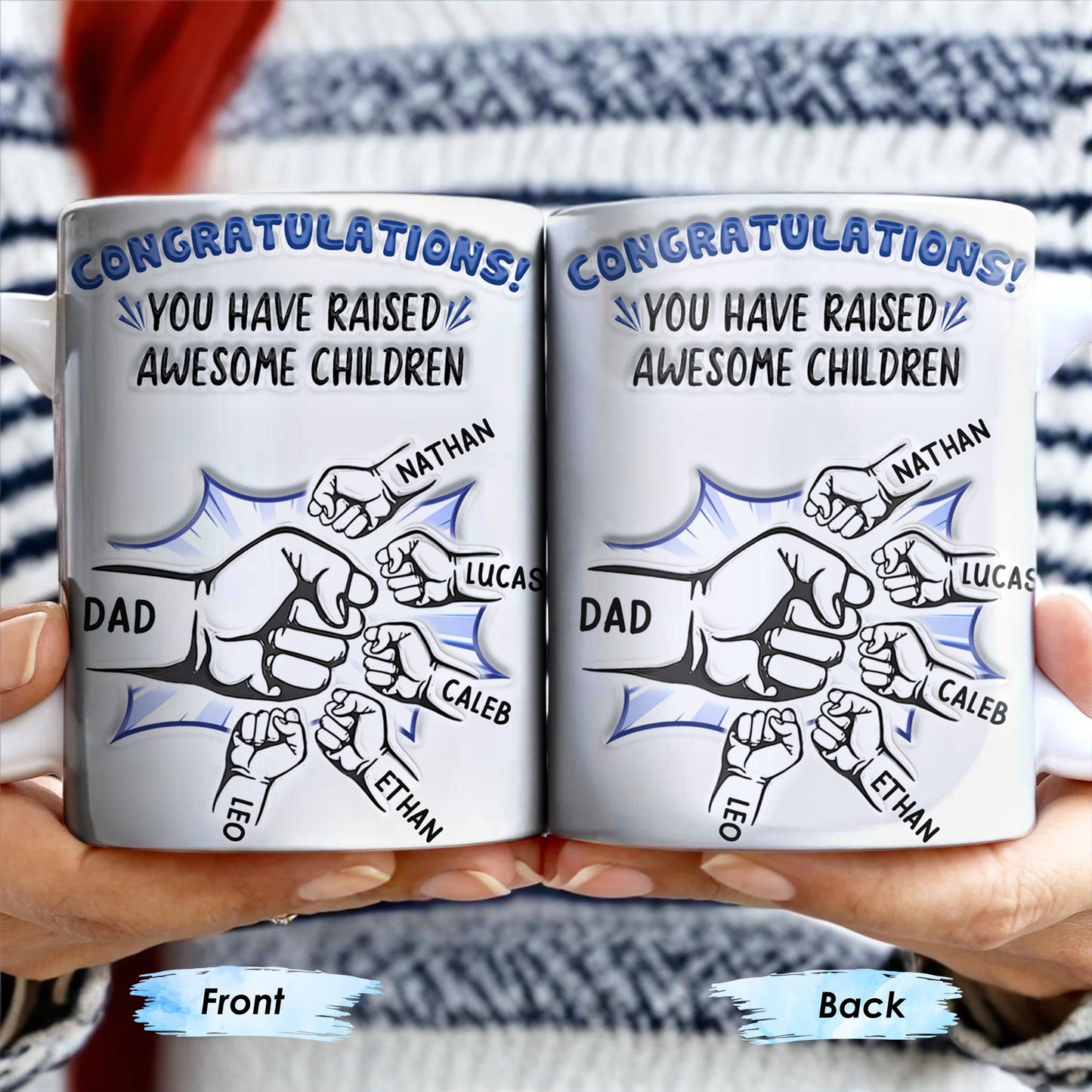 Congratulations! You have raised awesome children, Handshake and Fist Bump