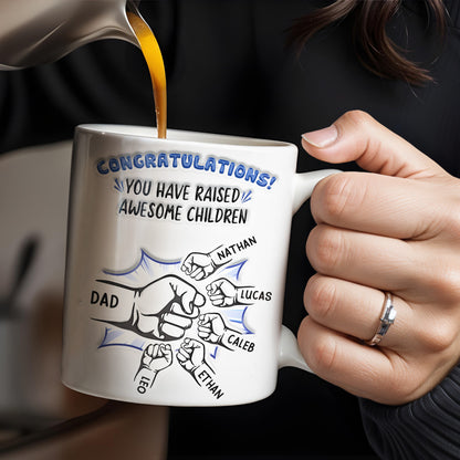 Congratulations! You have raised awesome children, Handshake and Fist Bump