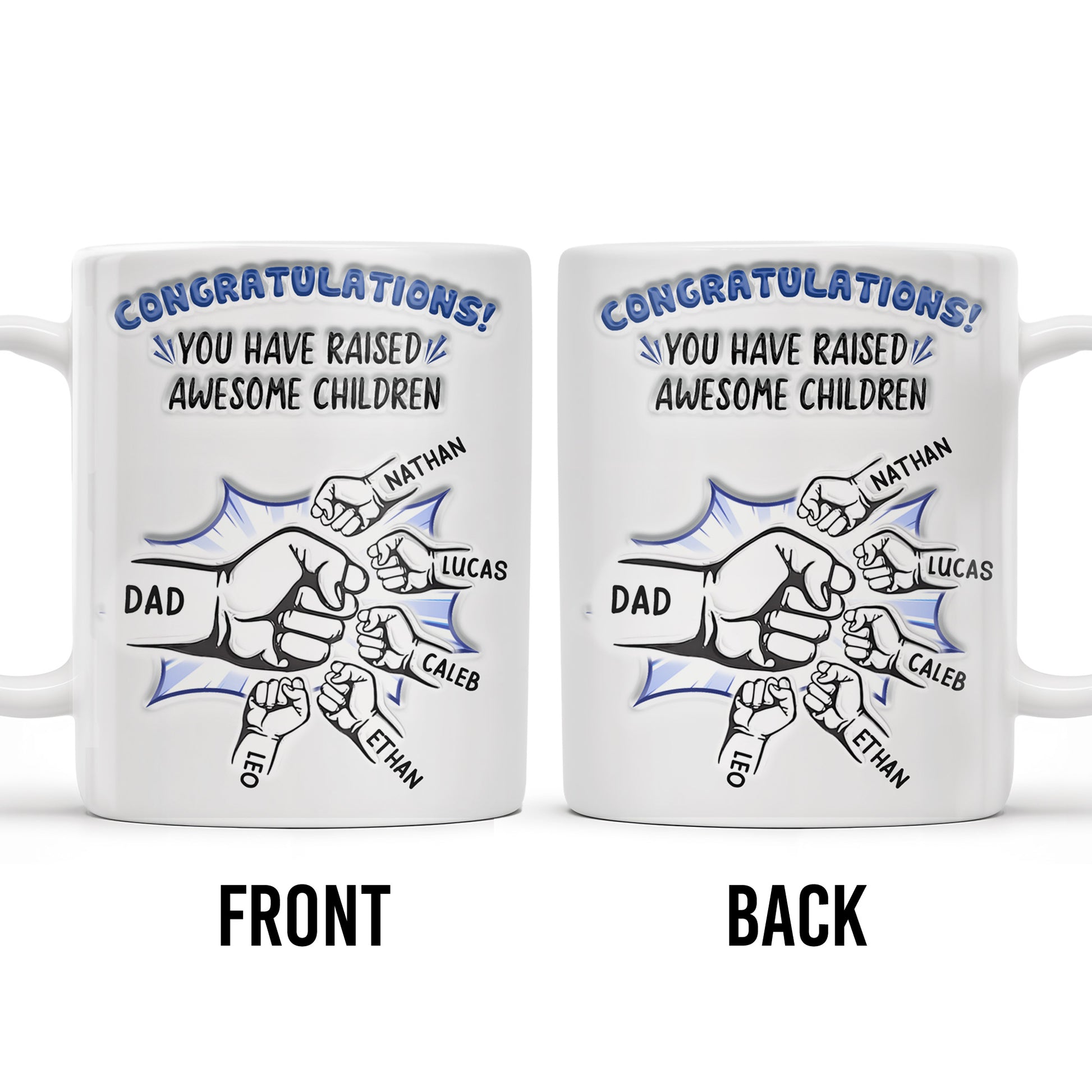 Congratulations! You have raised awesome children, Handshake and Fist Bump