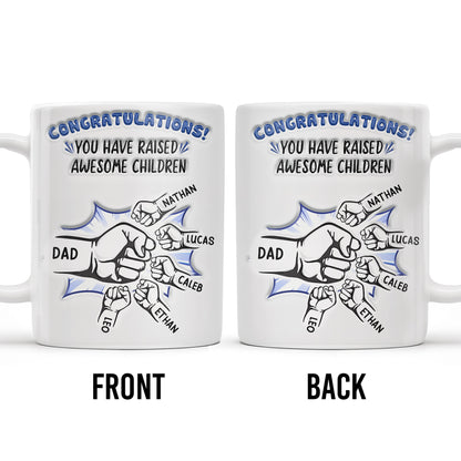 Congratulations! You have raised awesome children, Handshake and Fist Bump