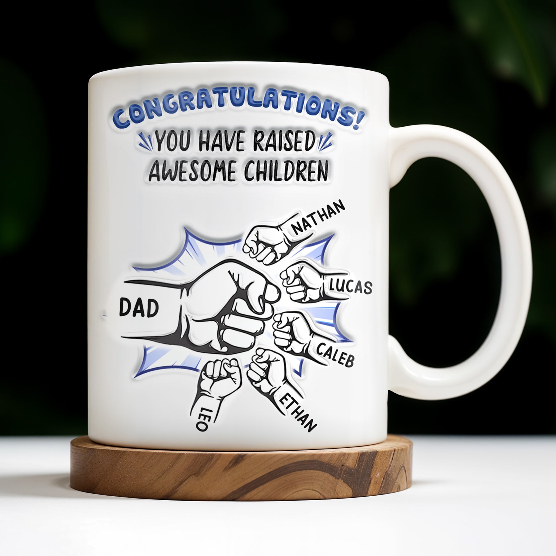 Congratulations! You have raised awesome children, Handshake and Fist Bump