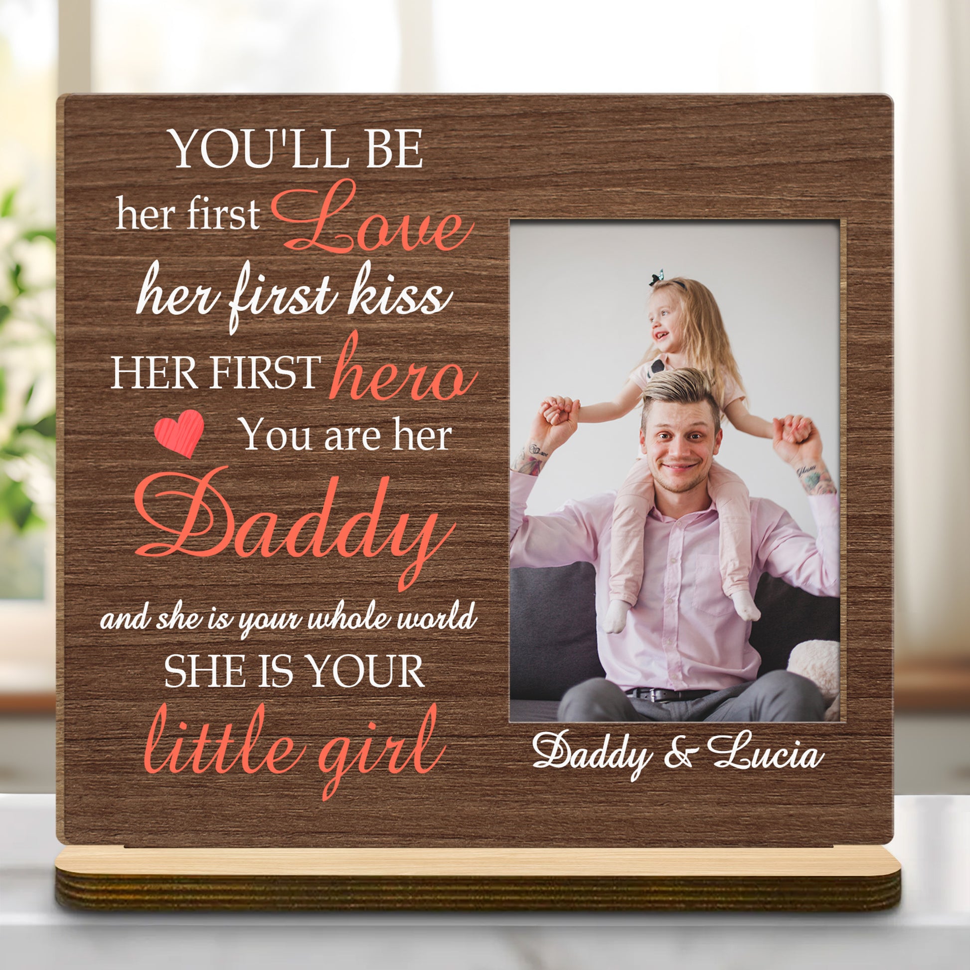 You'll Be Her First Love Her First Kiss Her First Hero Daddy, Hearts and Text