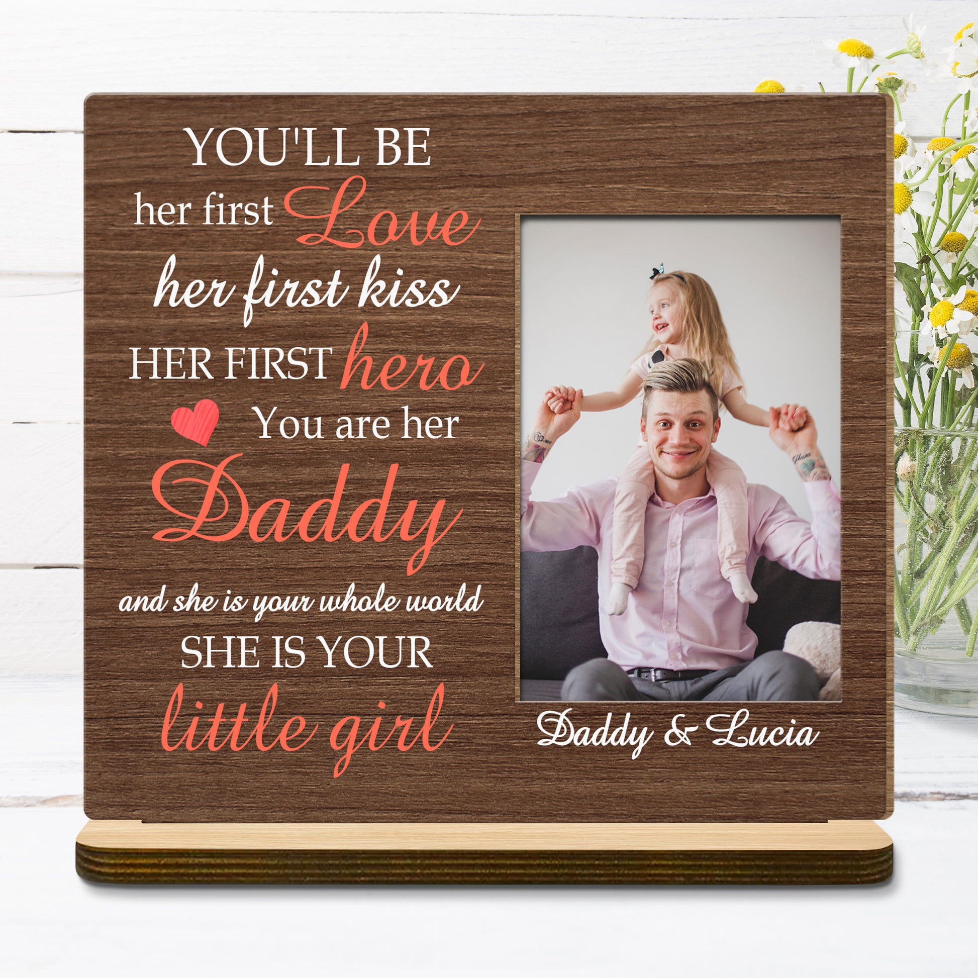 You'll Be Her First Love Her First Kiss Her First Hero Daddy, Hearts and Text