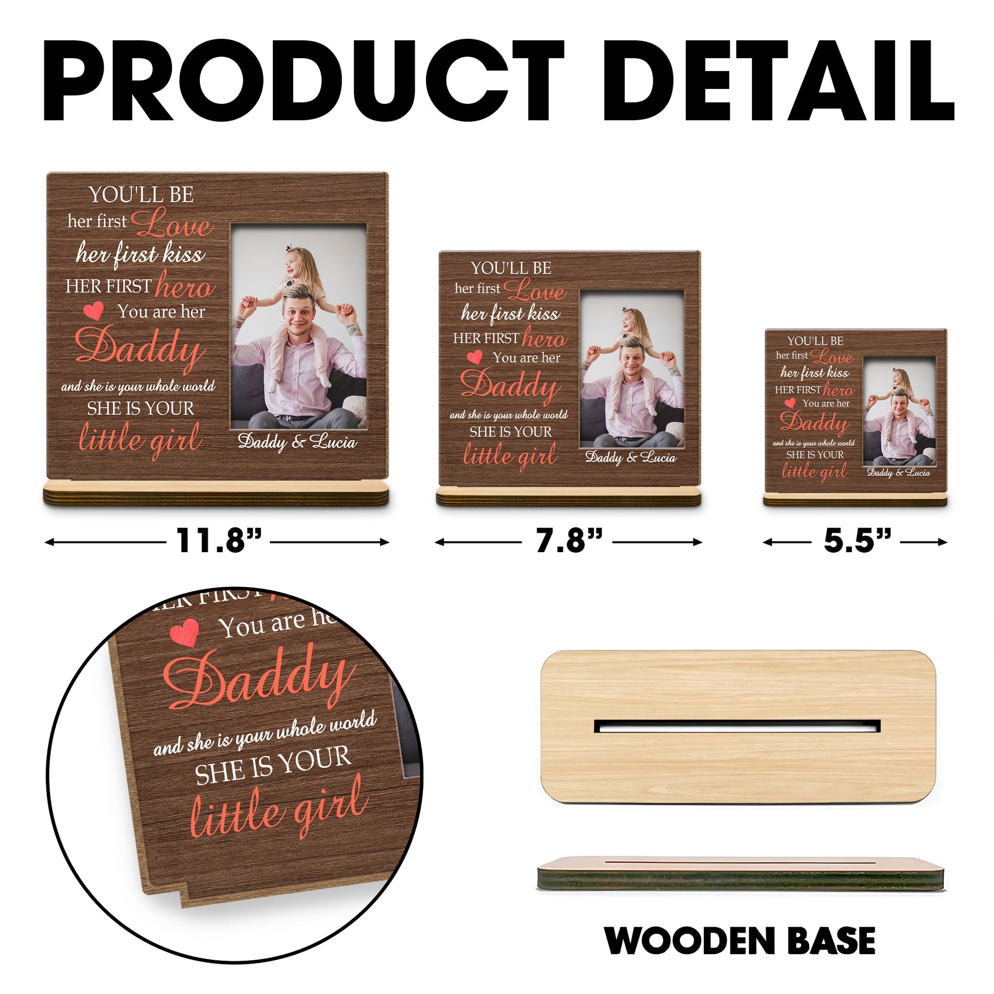 You'll Be Her First Love Her First Kiss Her First Hero Daddy, Hearts and Text