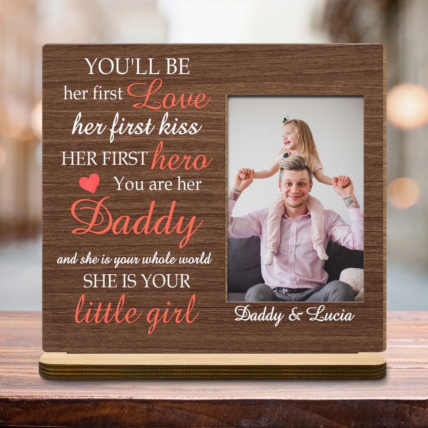 You'll Be Her First Love Her First Kiss Her First Hero Daddy, Hearts and Text