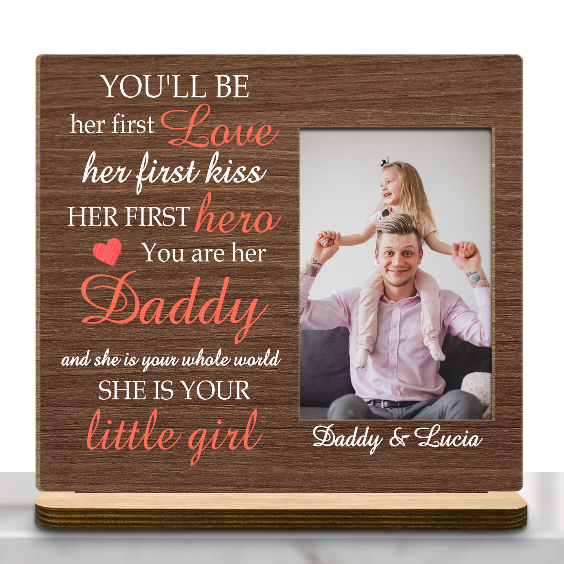 You'll Be Her First Love Her First Kiss Her First Hero Daddy, Hearts and Text