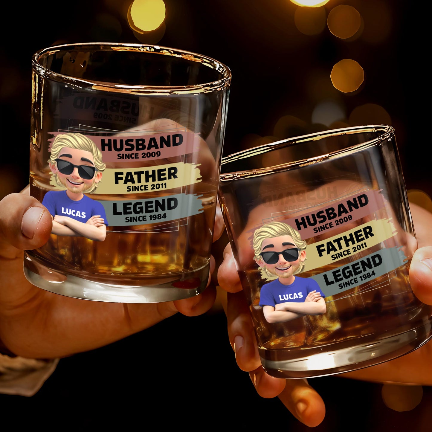 Husband Since 2009, Father Since 2011, Legend Since 1984, Cartoon Character