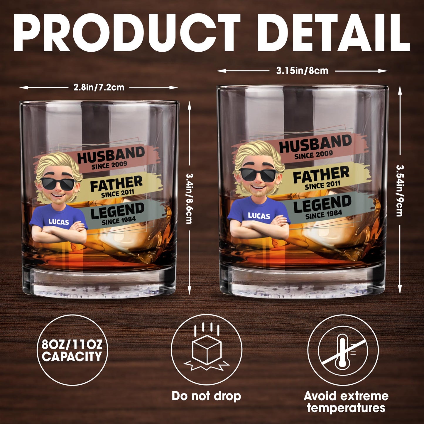 Husband Since 2009, Father Since 2011, Legend Since 1984, Cartoon Character