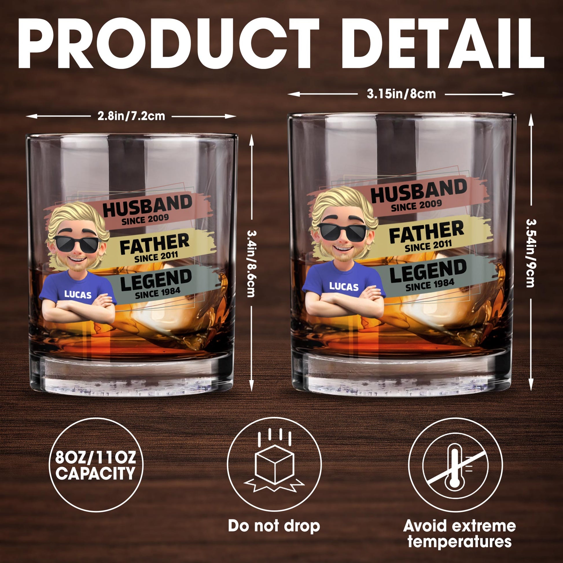 Husband Since 2009, Father Since 2011, Legend Since 1984, Cartoon Character