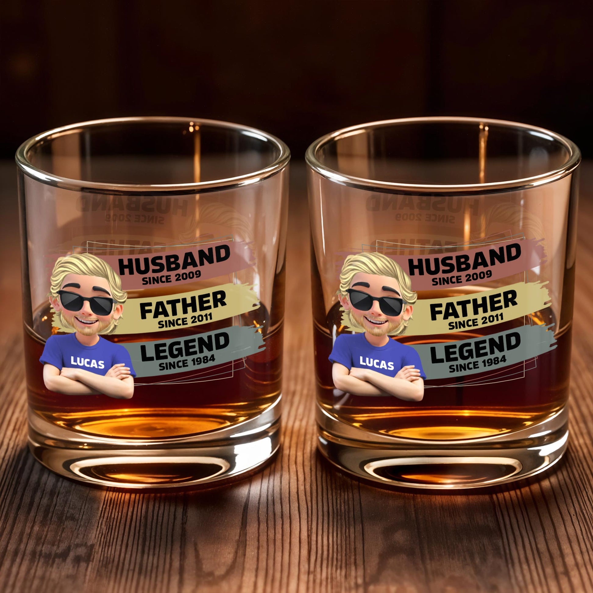 Husband Since 2009, Father Since 2011, Legend Since 1984, Cartoon Character