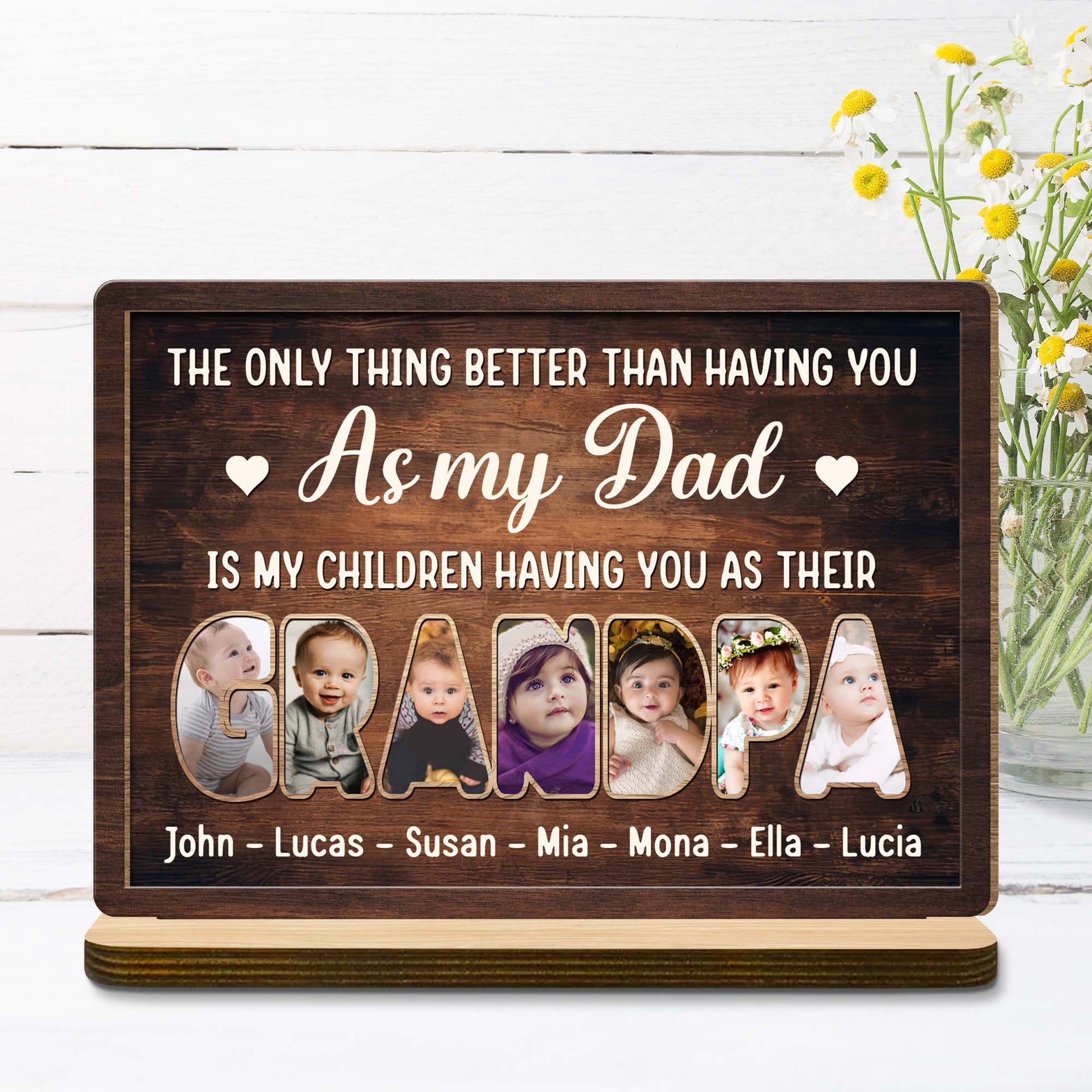 The Only Thing Better Than Having You As My Dad, Photo Slots and Heart Symbol