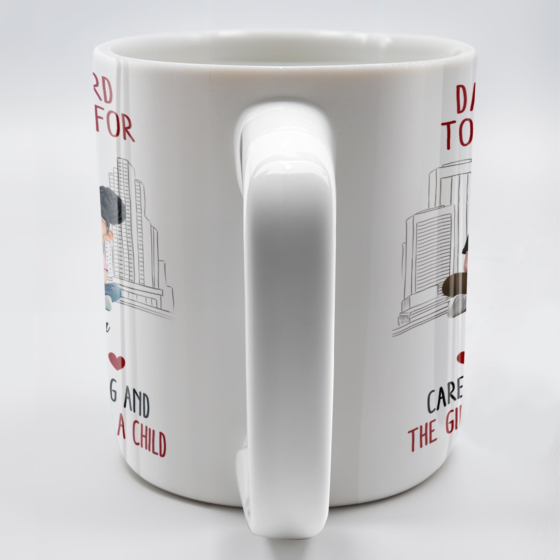 Dads Are Hard To Buy Gifts For, Enjoy This Carefully Selected Mug, Father and Daughter