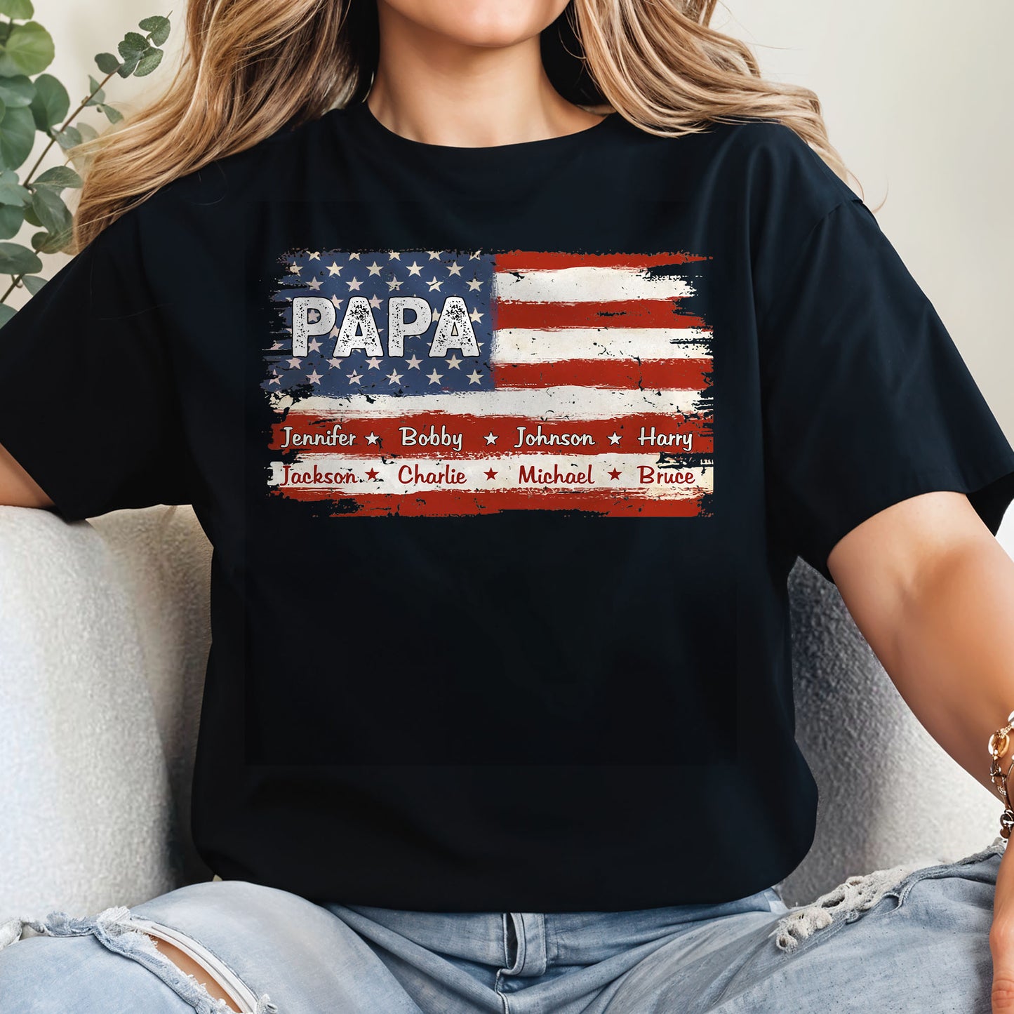 Papa American Flag