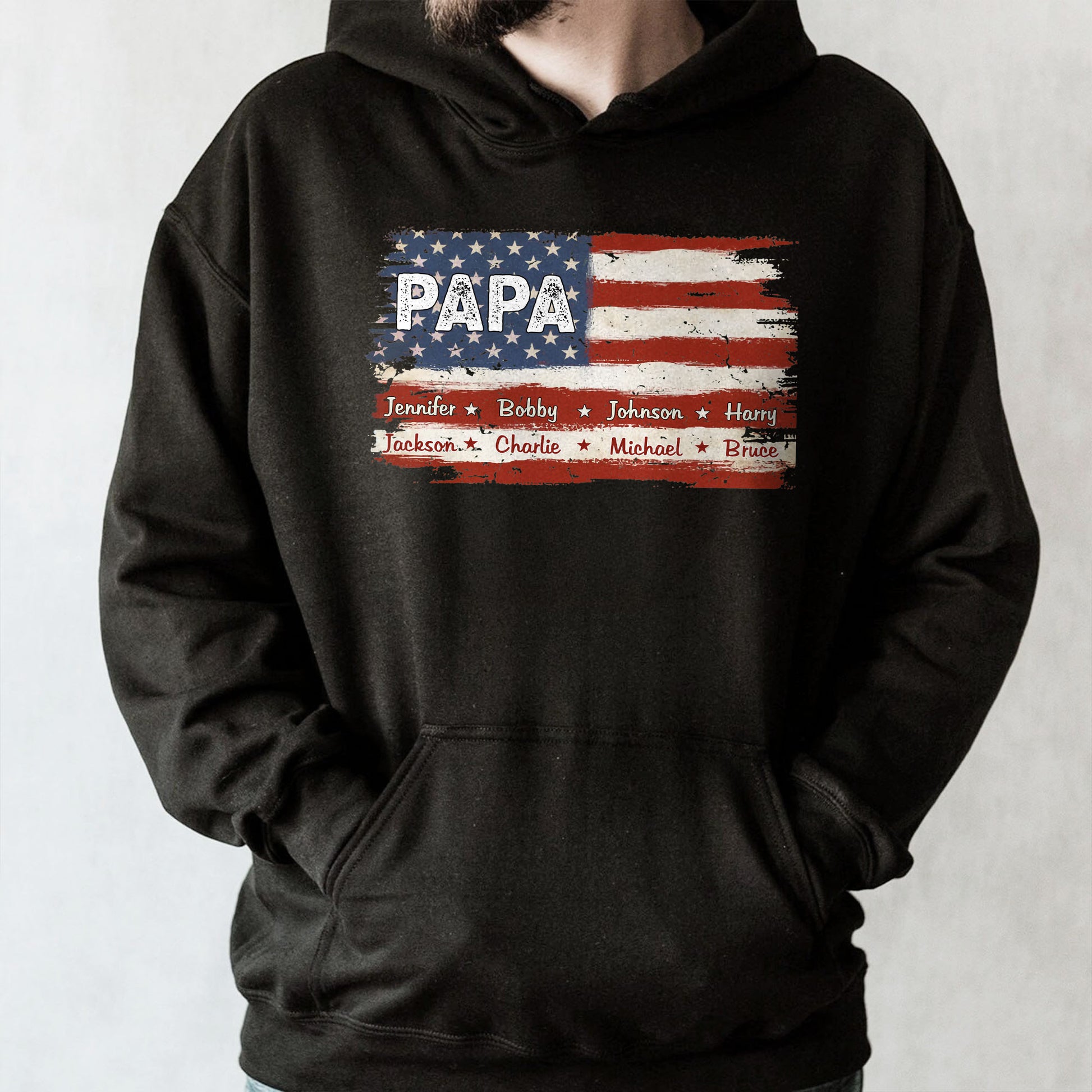 Papa American Flag