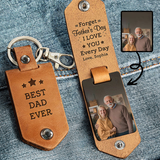 Forget Father's Day I LOVE YOU Every Day Stars and Photo Frame