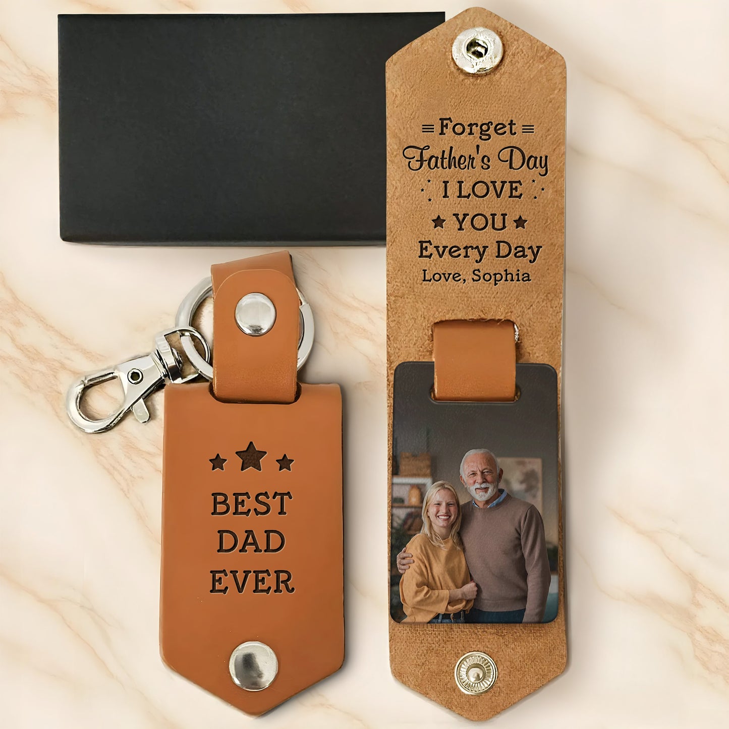Forget Father's Day I LOVE YOU Every Day Stars and Photo Frame
