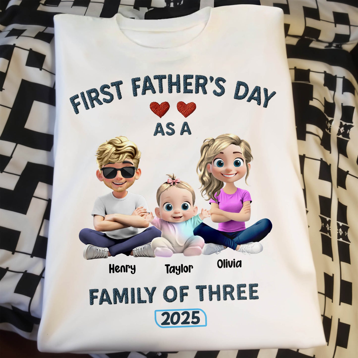 First Father's Day As A Family Of Three, Hearts and Family