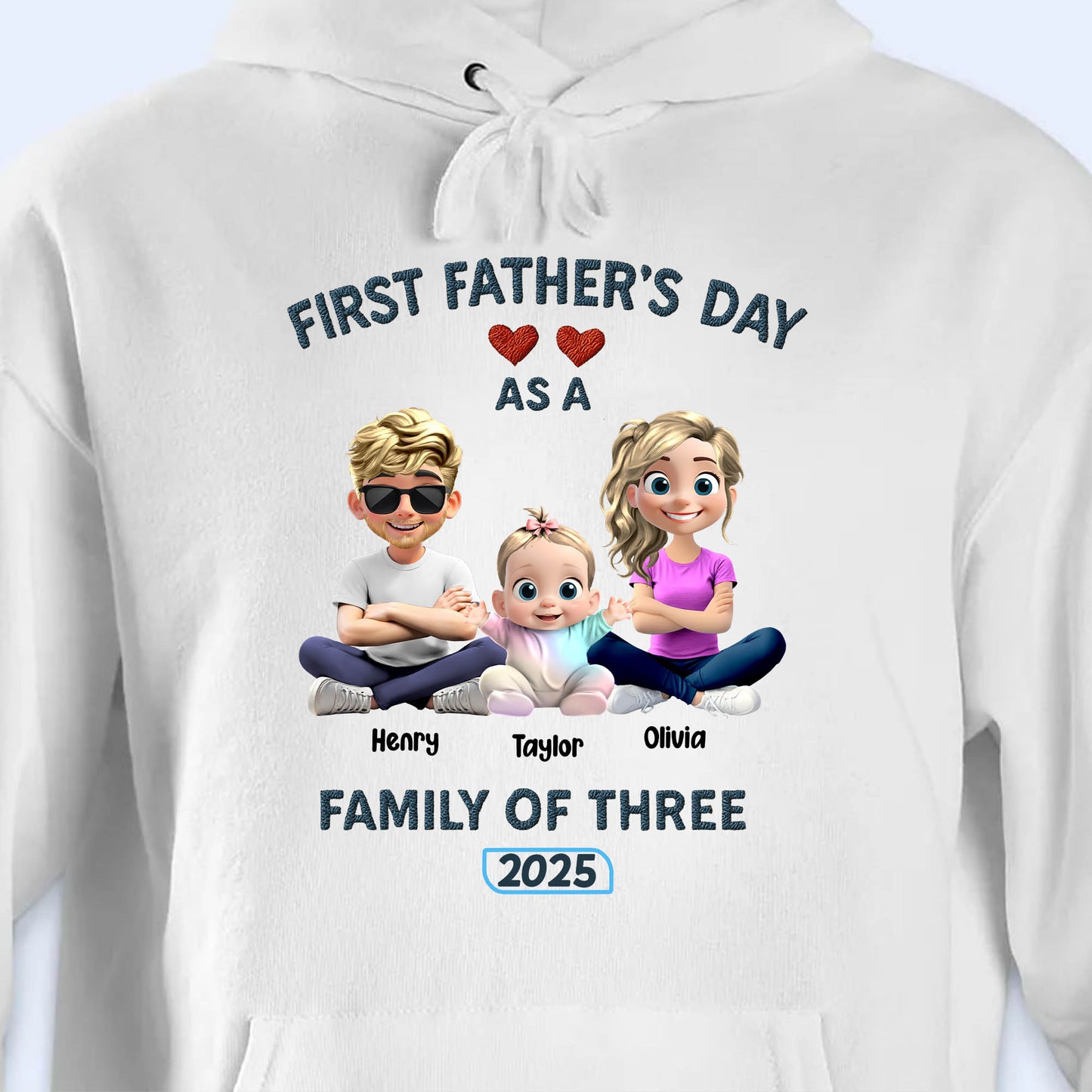 First Father's Day As A Family Of Three, Hearts and Family