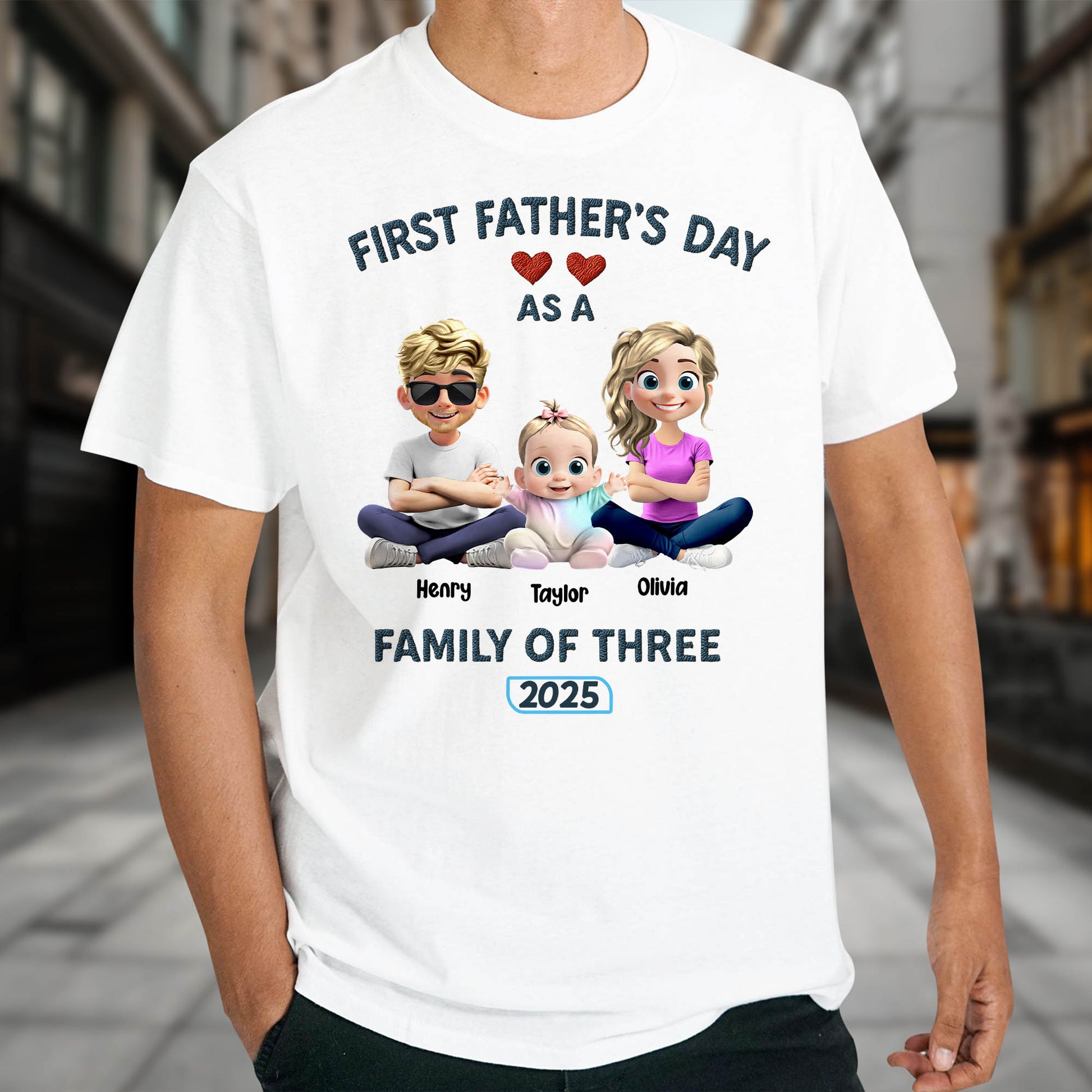 First Father's Day As A Family Of Three, Hearts and Family