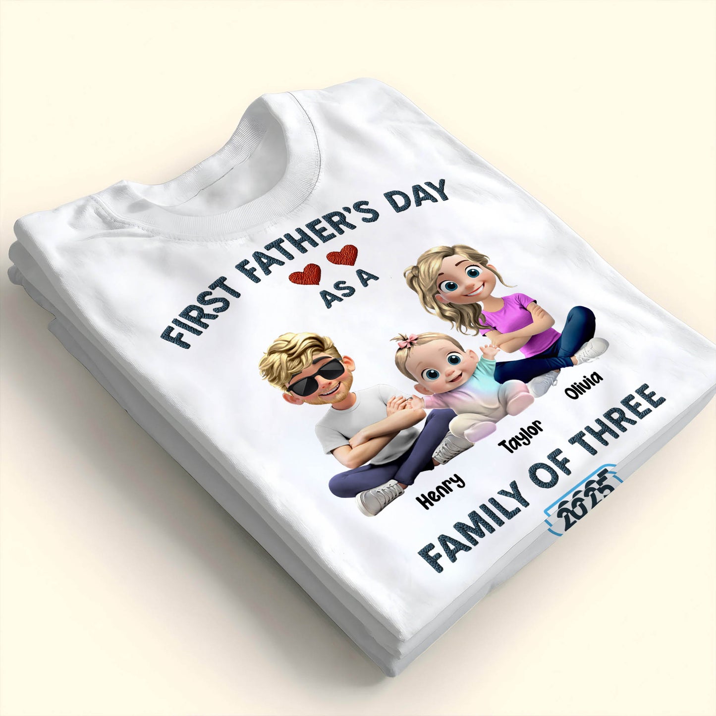 First Father's Day As A Family Of Three, Hearts and Family