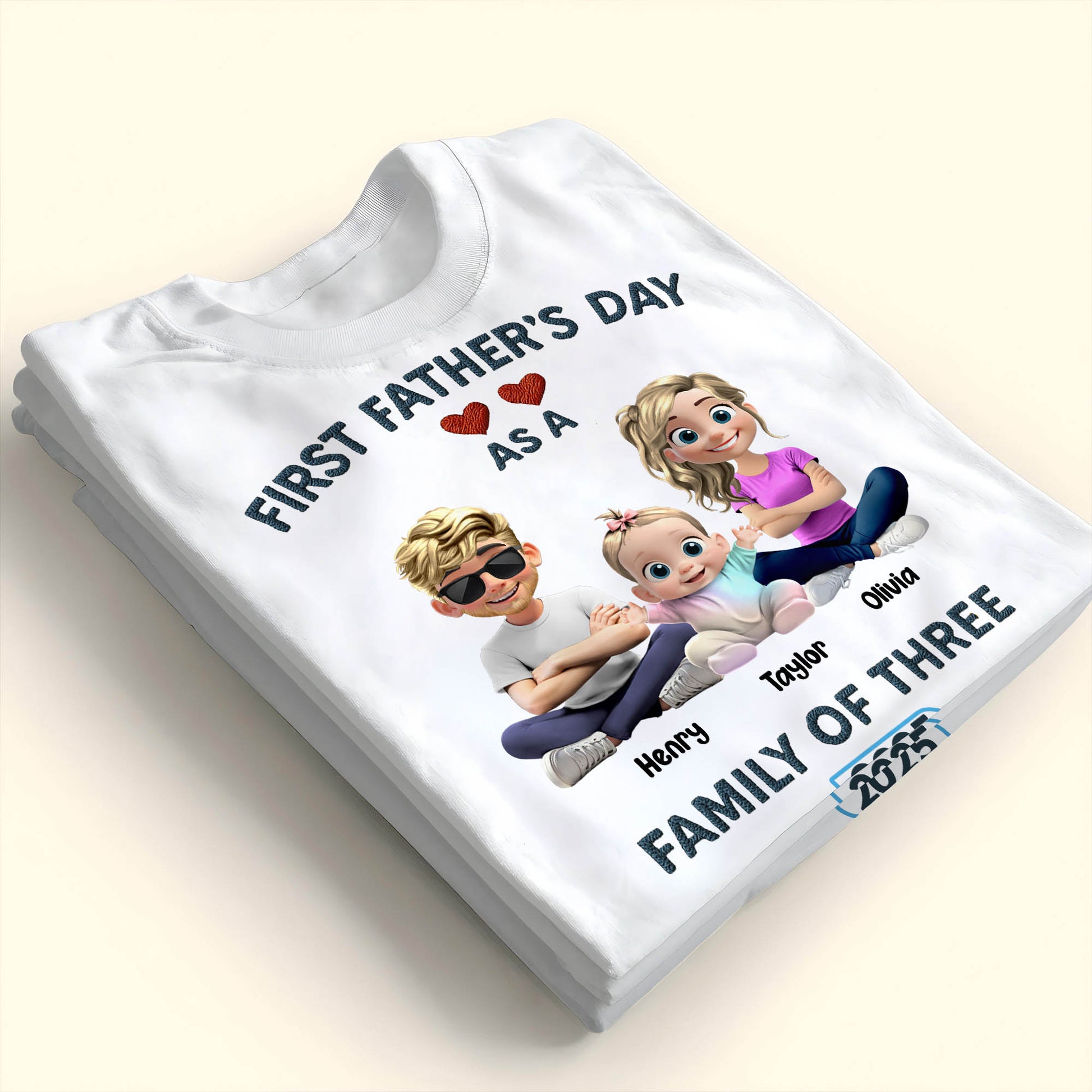 First Father's Day As A Family Of Three, Hearts and Family