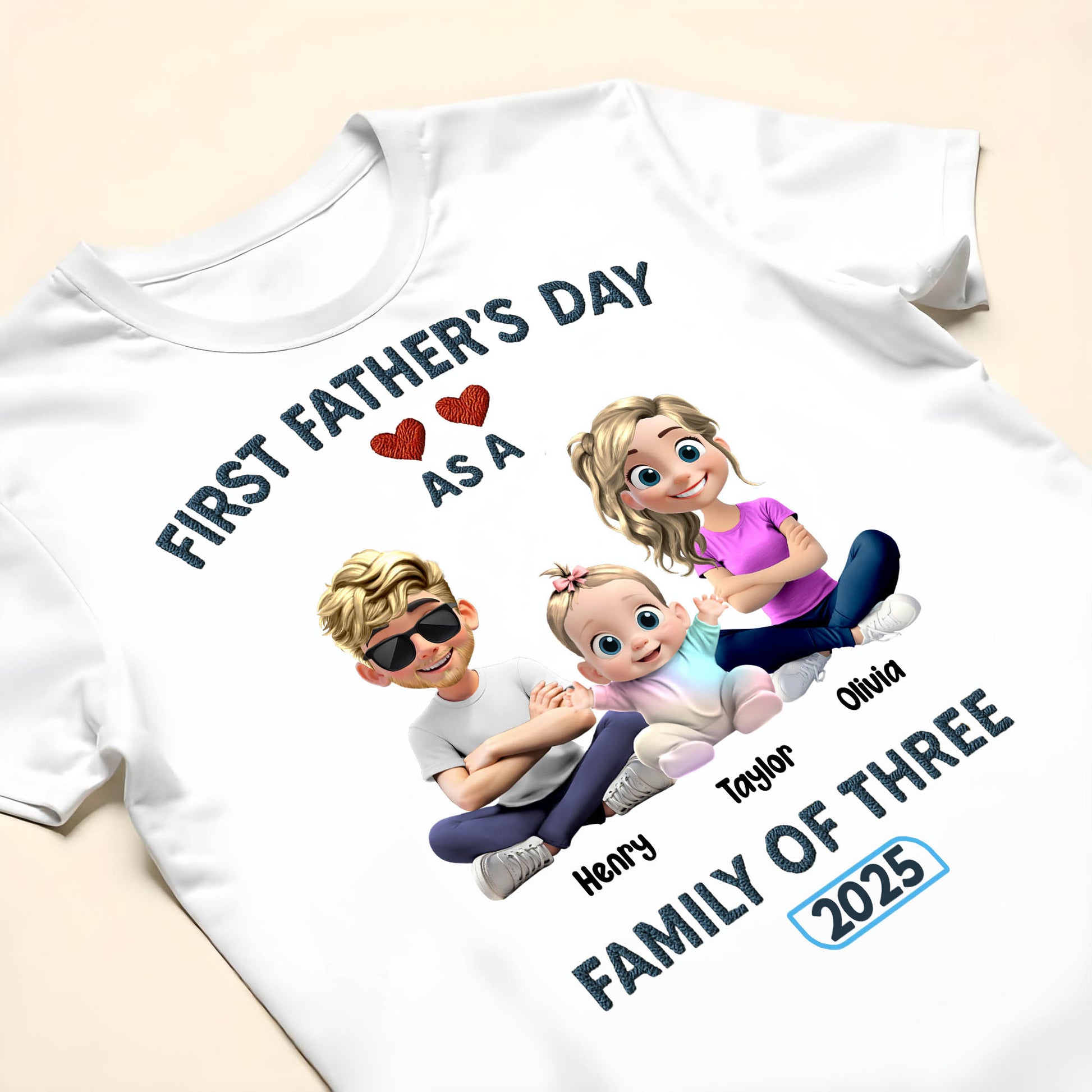 First Father's Day As A Family Of Three, Hearts and Family