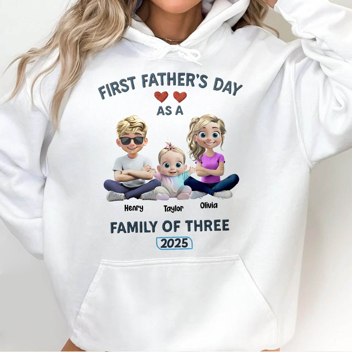 First Father's Day As A Family Of Three, Hearts and Family