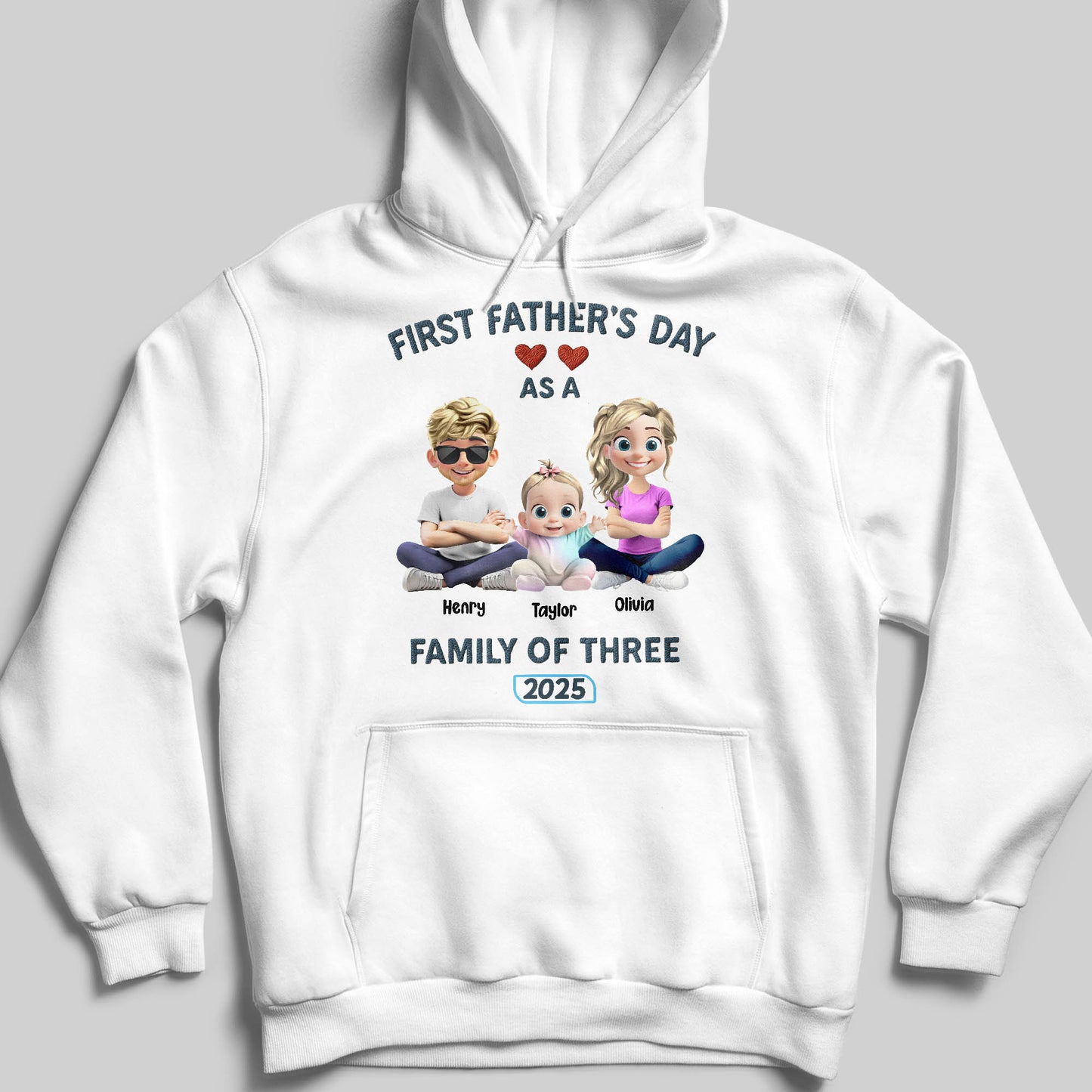 First Father's Day As A Family Of Three, Hearts and Family