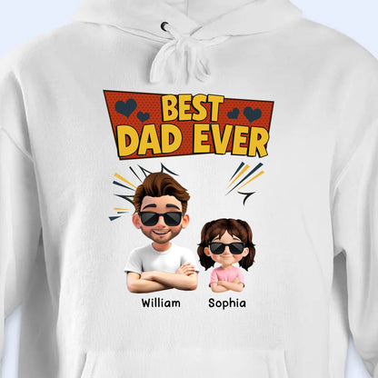 Best Dad Ever, Cartoon Characters and Hearts