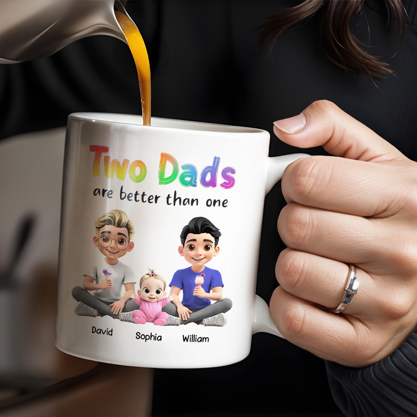 Two Dads Are Better Than One, Cartoon Characters and Ice Cream
