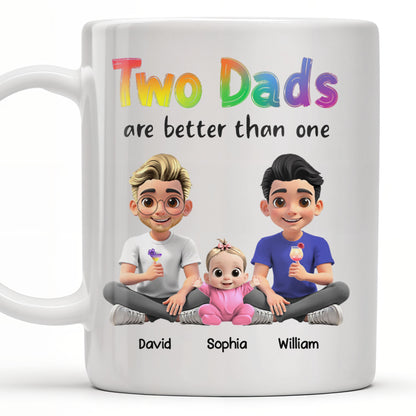 Two Dads Are Better Than One, Cartoon Characters and Ice Cream