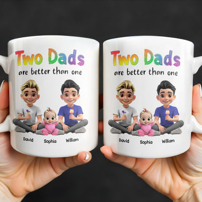 Two Dads Are Better Than One, Cartoon Characters and Ice Cream