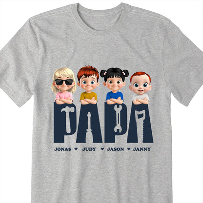 Celebrate Your Family With Custom Cartoon Designs, Cartoon Children And Tools